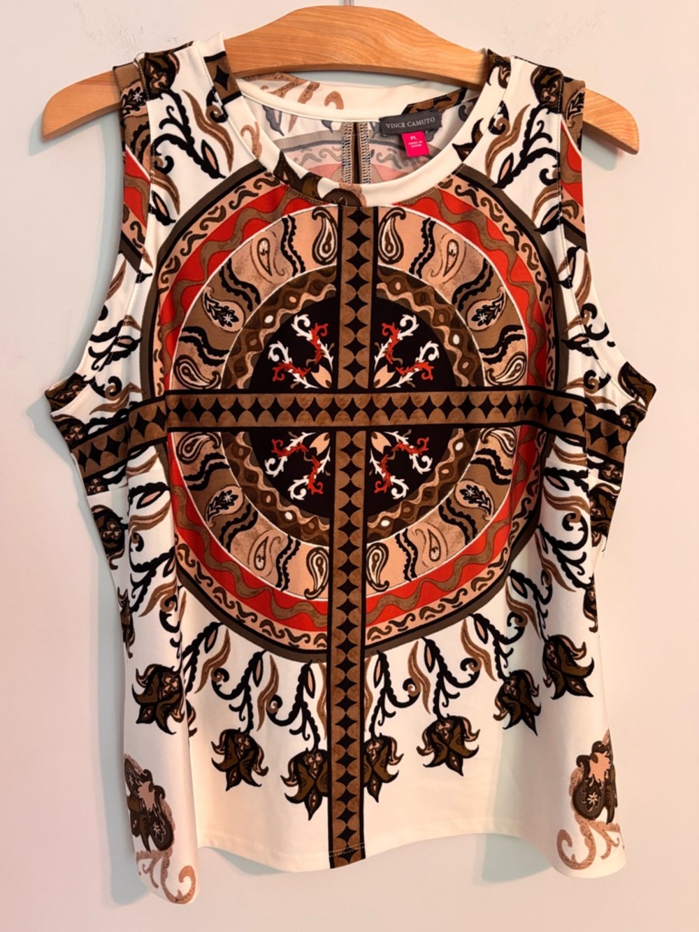 Vince Camuto Printed Tank Top